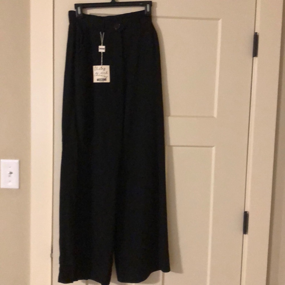 COPY - MOSCHINO Wide Leg High Waist Trousers